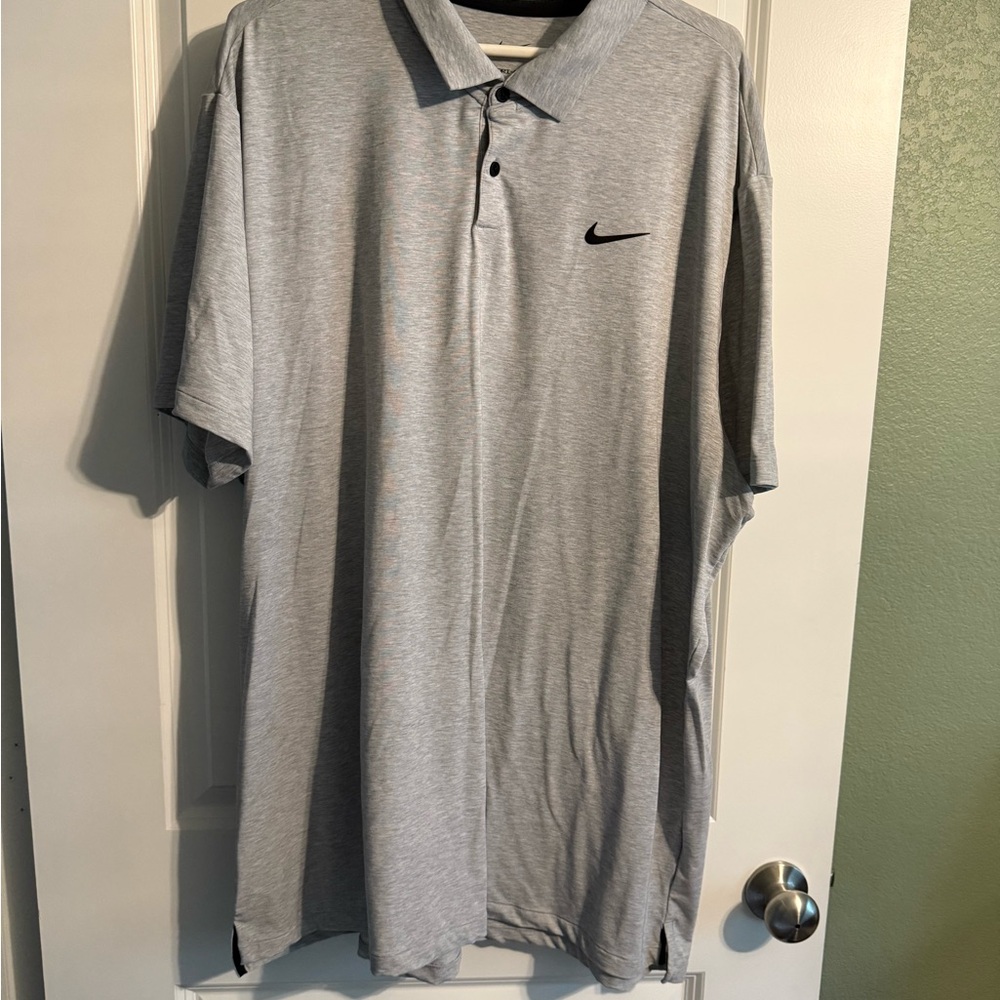 Nike Gray Polo Shirt Classic Fit